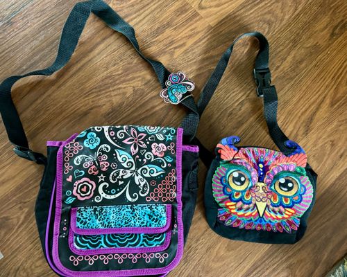 Butterfly messenger bag Owl fanny pack