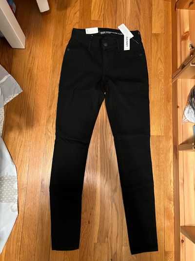 Old Navy New- black midrise super skinny size 0 Women's - XS