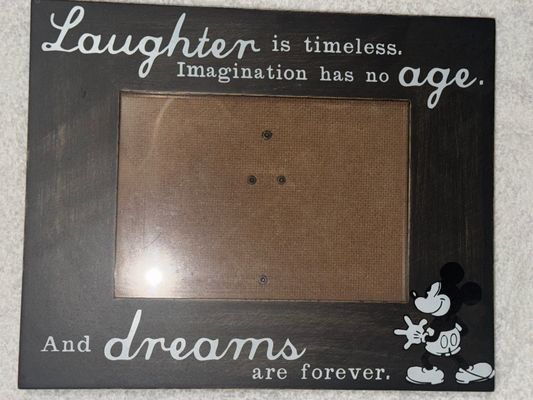 Disney Picture Frame. Purchased in Disney World Disney Picture Frame. Purchased in Disney World
