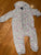 Calvin Klein Grey and pink hooded one piece 12 Months