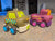 Unknown 2 toddler pull back cars