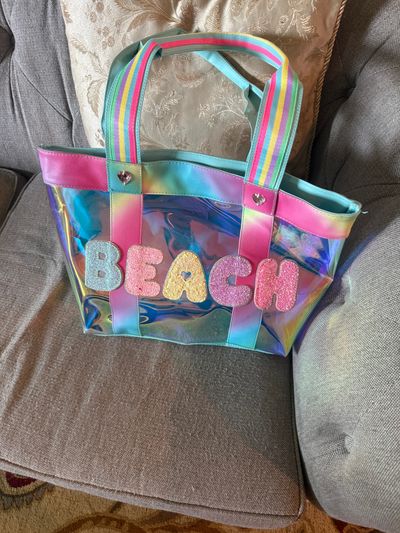 Iridescent Beach bag