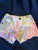 Zinnias Tie-dye denim shorts 3T
