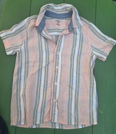 Oshkosh Peach shirt 6T/6