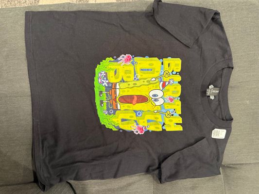 SpongeBob Youth medium SpongeBob birthday boy tshirt never worn!!! 10-12