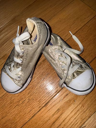 Converse Metallic gold converse 8 (Lil' Kid)