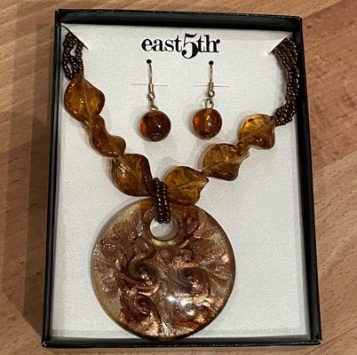 East 5th Necklace and earring set