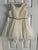 Couture princess White and gold dress 4T