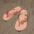 Unknown Pink flip flops w sparkle straps and side bow 1 (Big Kid)