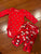 Carters newborn red pants and onesie flowers  Newborn