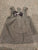 M Formal dress with a bow, gray 0-3 Months