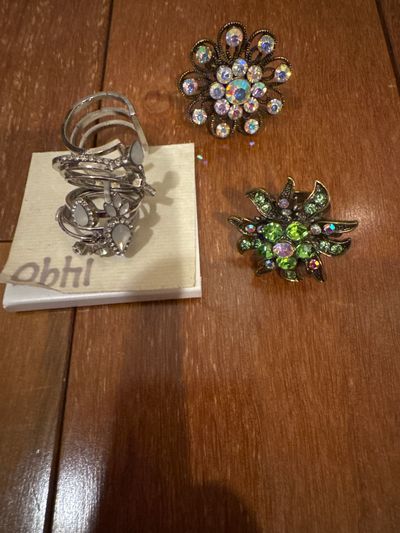 Brand new rings seven in one pack and two others