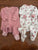 Bon bebe Pink fleece pj bundle 6-9 Months