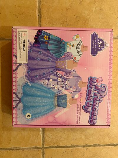 Brand new in box set of 4 princess dressup outfits