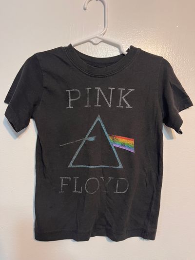 Pink Floyd Black Pink Floyd Band Tee 4T