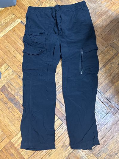 Aeropostale black cargo utility pants Elastic waist sz xl Men's - XL