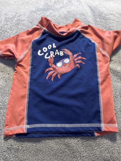 Mick Mack Cool crab swim top 2T