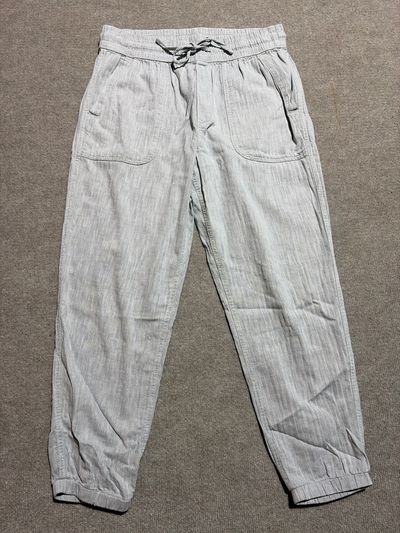 Gap Light grey. Chambray joggers. Pockets. Elastic waist Women's - M