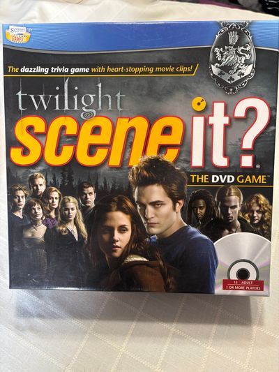 New- twilight scene it dvd game Box unopened