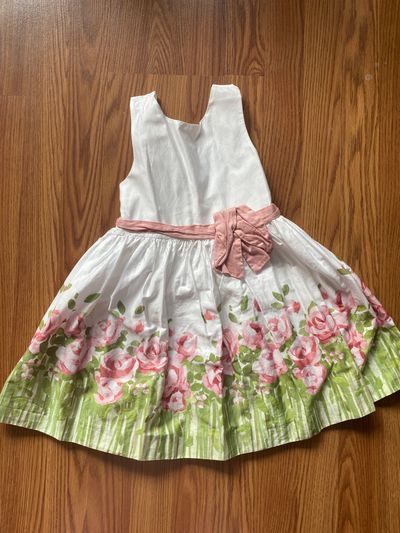 Mayoral Flower Dress 6T/6