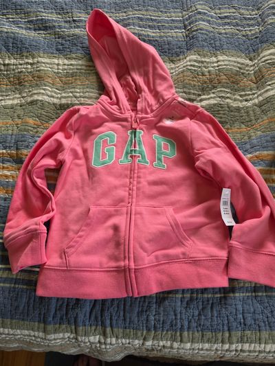 Gap NEW WITH TAGS Coral Logo Hoodie 5T