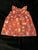 Okie Dokie Coral Printed Dress -Size 9mos 6-9 Months