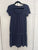Old Navy Blue black stripe drop waist dress Women's - S
