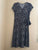 Apt 9 Black/White Stretch Dress Women's - S