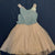 Girls rule Sparkle overlay w polka dot bodice 6T/6