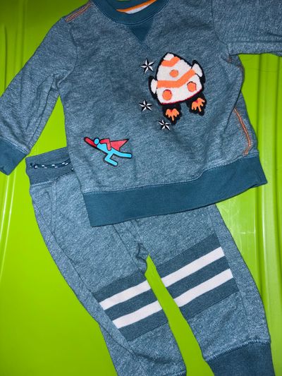 Cat and jack Sweat outfit spaceship 18 Months