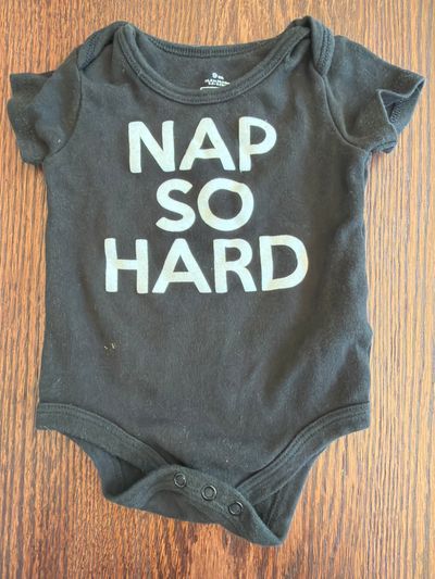 Graphic onesie  9 Months