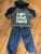 Little rebels Dinosaur 2 piece long outfit 18 Months