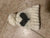 White and grey winter hat  Infant (0-2 yrs)
