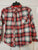Cat and Jack long sleeve Multi color Plaid shirt 10-12