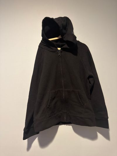 PLACE Black zip up hoodie 7-8