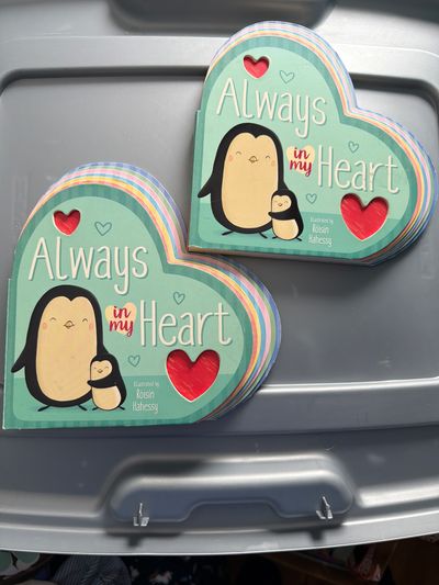 Set of 2 Always in My Heart Board Books $9 retail each