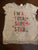 Self esteem Im a total super star short sleeve girls shirt size medium 6T/6