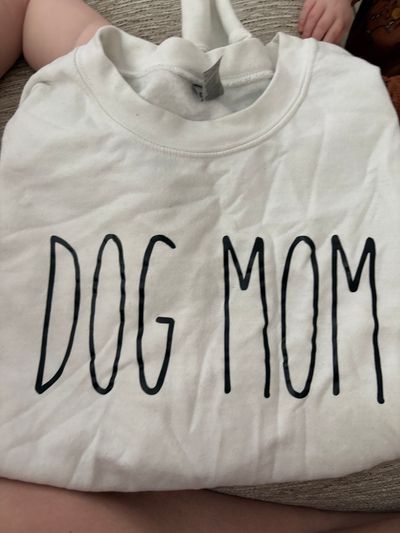Gildan unisex sizing Dog mom Rae Dunn style sweatshirt Women's - XL