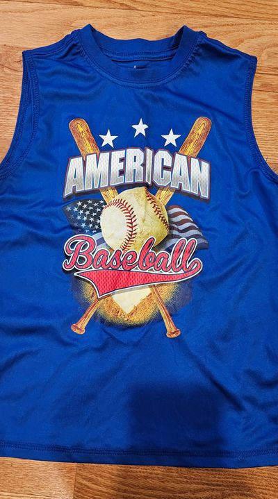 N/A Like New graphic sleeveless shirt size 6-7 6T/6