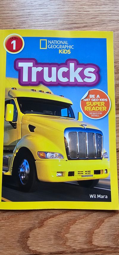 National Geographic kids Readers Brand New nonfiction text about different kinds of trucks