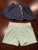 Cat & jack and Garanimals Dark blue skirt with shorts & light green shorts with smile band 2T