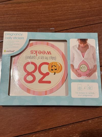 Brand new maternity weekly stickers could also be Used for baby weekly milestones
