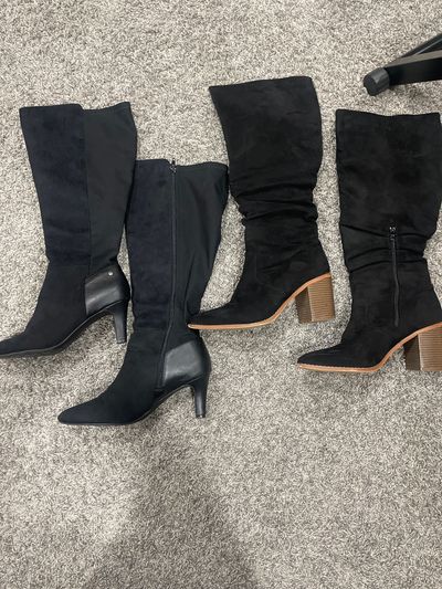 Life stride and NA Black boots 9-1/2 (Adult)