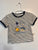 Unknown Striped Tee Shirt w Space Theme- Size 100/3t 3T