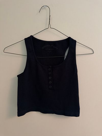 Seriously Soft Black Tank top Women's - S
