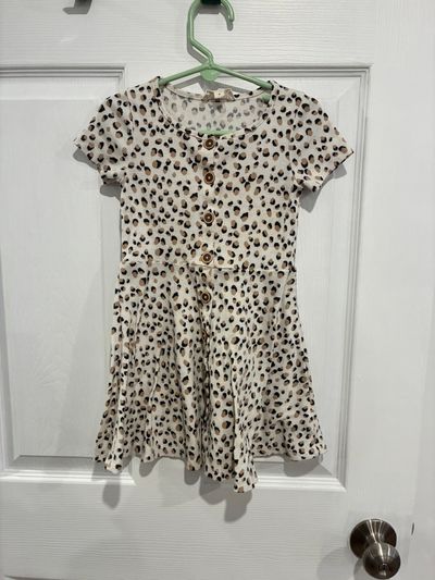 Jessica Simpson Cheetah print dress cheetah print dress -matching size 6 also listed 6T/6