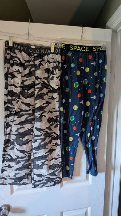 Old Navy/Joe Boxer Flannel PJ pants elastic waistband 10-12