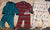 Carters Set of 3 Boys Footie Fleece pajamas  24 Months