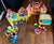 Pepper Pig House, camper, school, castle plus figures& furniture