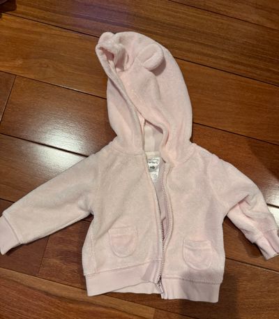 Carter's newborn terry long sleeve jacket  Newborn